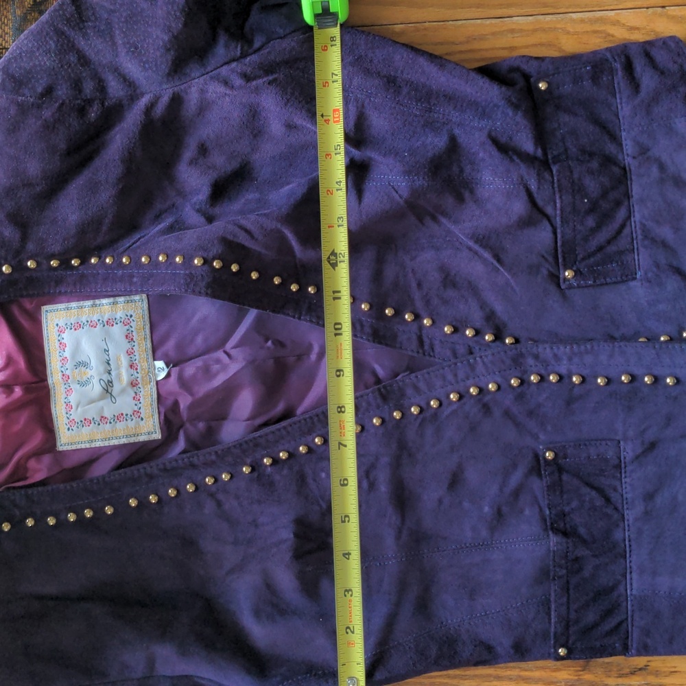 Lanna Purple Suede Blazer - Picture 8 of 8